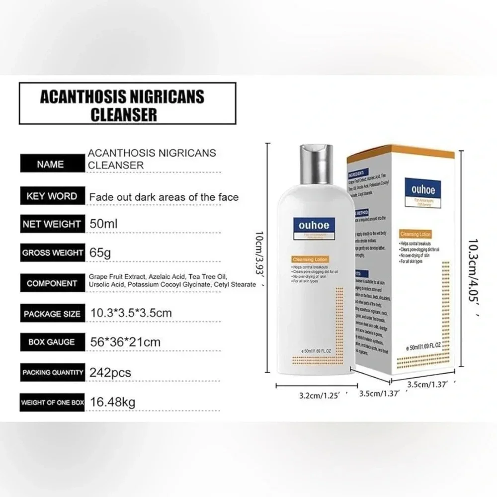 NWT‎ Acne and Spots Cleansing Lotion Relief 50ml for Dry Skin Facial Cleanser